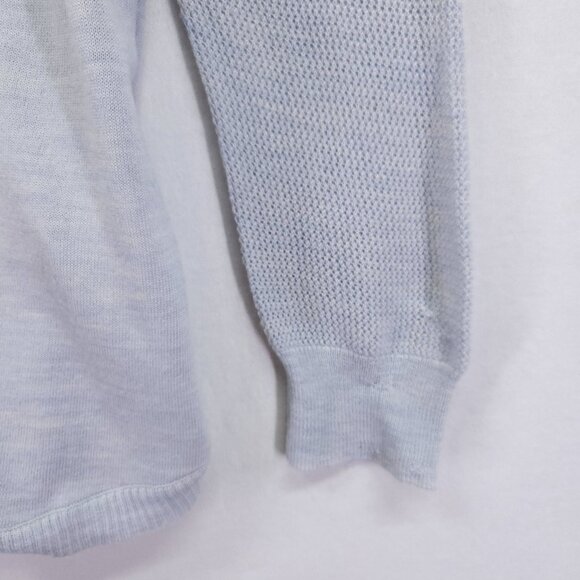 J Crew Merino Wool Lightweight Sweater Womens Small Open Knit Long Sleeve - Picture 11 of 16